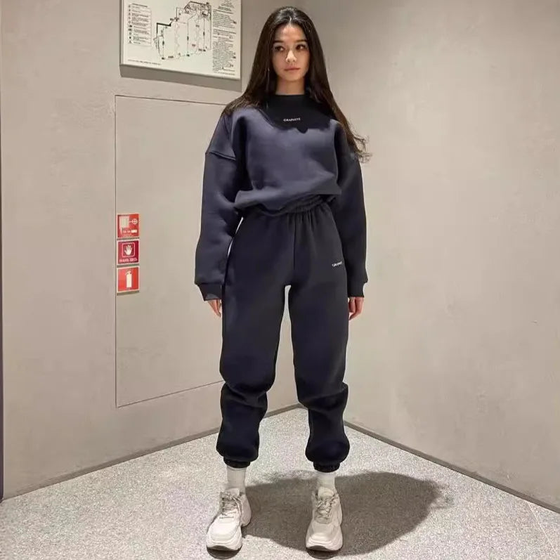 Hoodies And Pants Hoodies Set Clothes Women Two Pieces Sweatshirts trousers sets sets for women 2 pieces Woman clothing