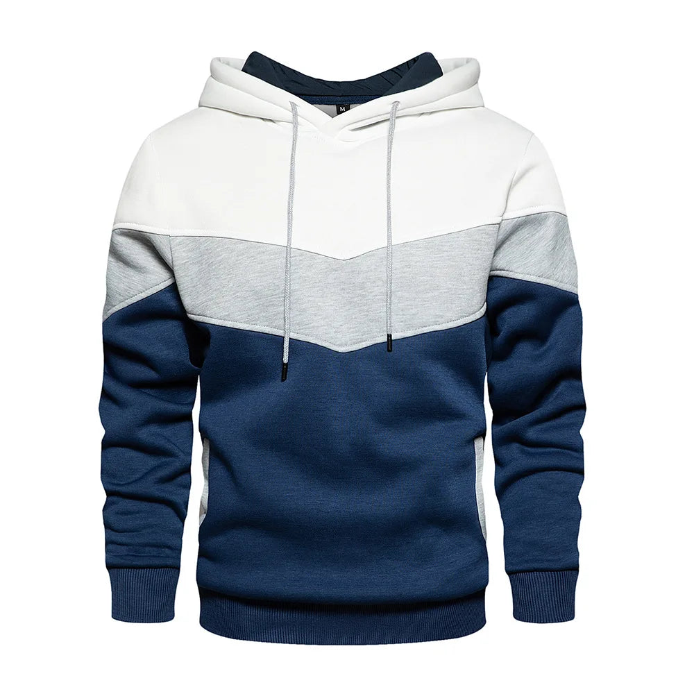 Men's Hooded Sweatshirt Hoodies Clothing Casual Loose Fleece Warm Streetwear Male Fashion Autumn Winter Sports Outwear